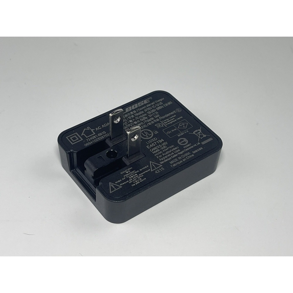 BOSE AC Adapter 5V 1A USB output Charger‎ AFD5V-1C-1U-US Soundlink Speaker NEW - Picture 3 of 3